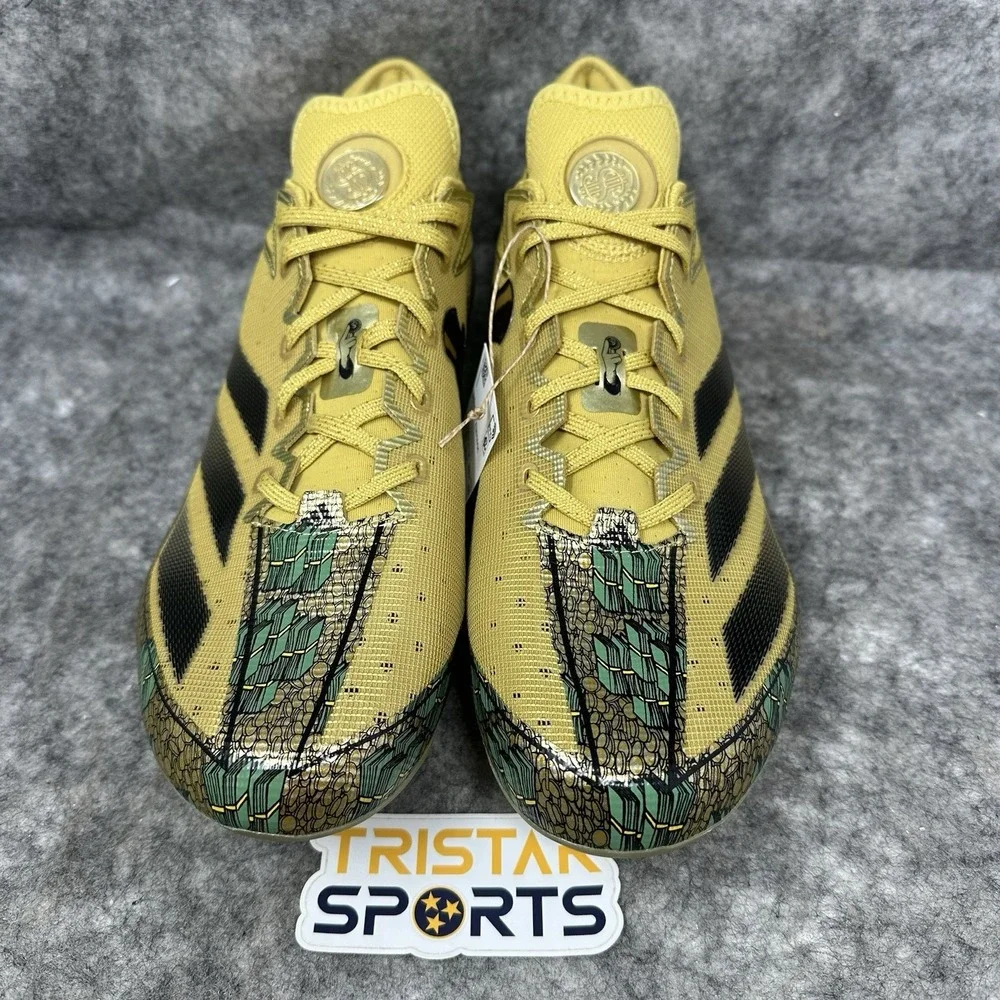 Adidas Adizero Electric Football Cleats Mens Size 12 Disney Scrooge McDuck Gold